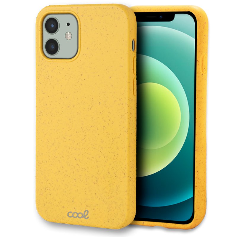 Capa Biodegradável  iPhone 12 / 12 Pro Amarelo
