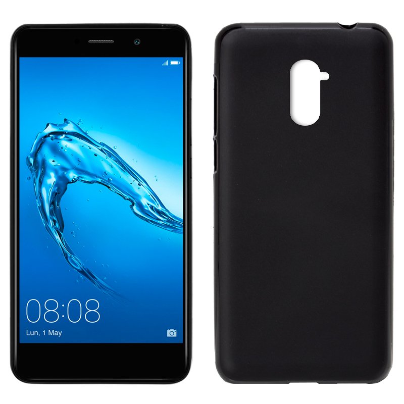 Huawei Y7 Silicone Case (Black)