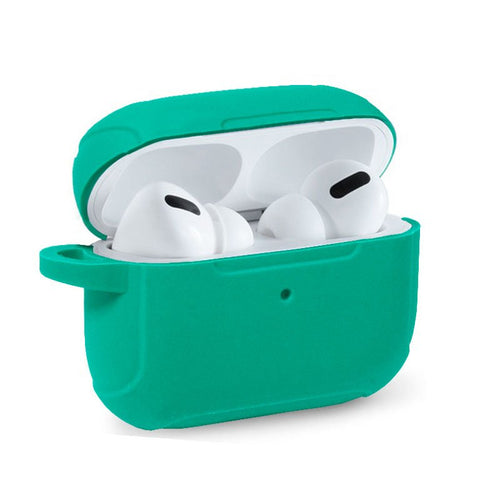 Capa de silicone suave para Apple Airpods Pro (Verde)