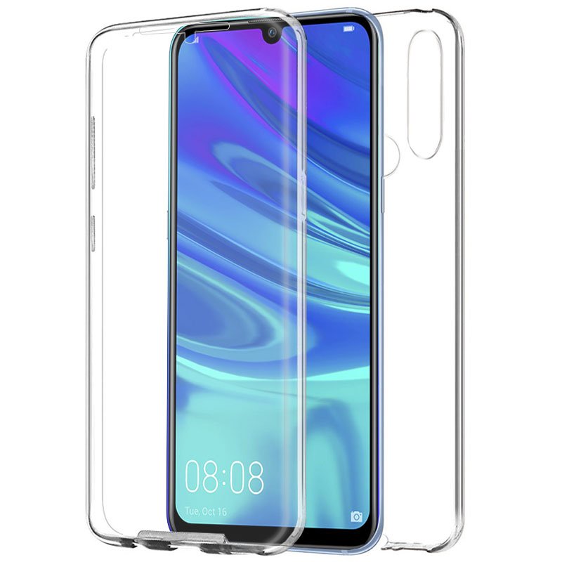 Capa em silicone Huawei P Smart Plus 3D (2019) / P Smart (2019) / Honor 10 Lite (frente e verso transparentes)