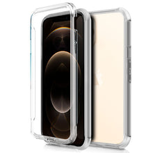 Carregar imagem no visualizador da galeria, Capa de silicone 3D para iPhone 12 Pro Max (frente e verso transparentes)

