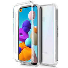 Carregar imagem no visualizador da galeria, Capa de silicone 3D Samsung A217 Galaxy A21s (frente e verso transparente)

