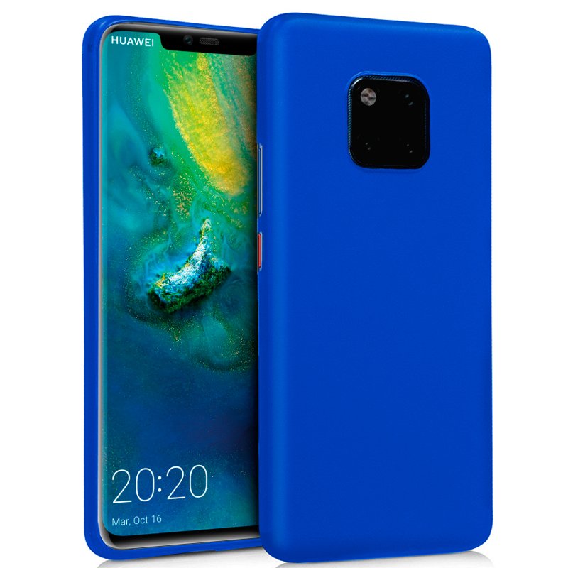 Capa de Silicone para Huawei Mate 20 Pro (Azul)