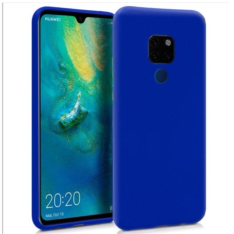 Capa de Silicone para Huawei Mate 20 (Azul)