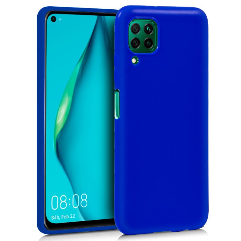 Capa de Silicone para Huawei P40 Lite (Azul)