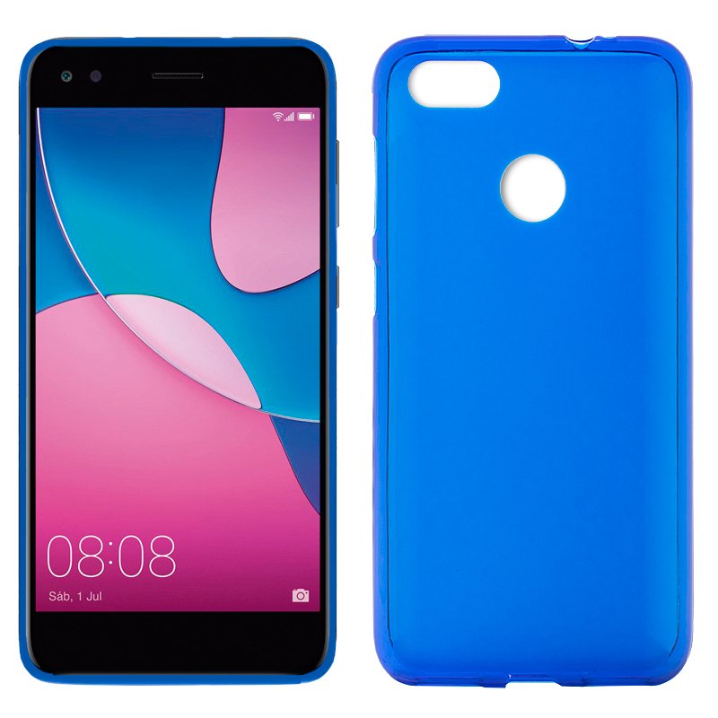 Capa de Silicone para Huawei Y6 Pro (2017) (Azul)