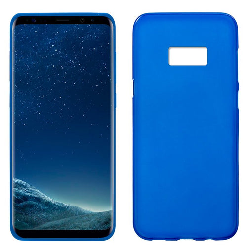 Capa de Silicone para Samsung G955 Galaxy S8 Plus (Azul)