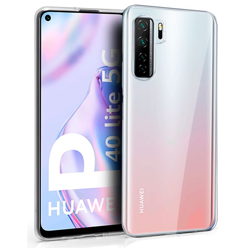 Capa de silicone para Huawei P40 Lite 5G (transparente)