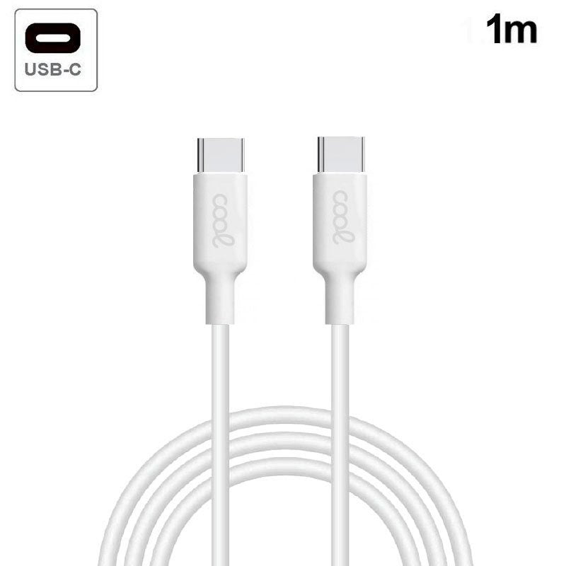 Cable USB Compatible COOL Universal TIPO-C a TIPO-C (1 metro) 