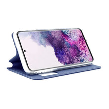 Carregar imagem no visualizador da galeria, Capa Flip Cover Samsung G980 Galaxy S20 Liso Azul
