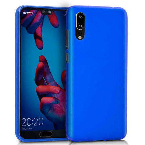 Capa de Silicone para Huawei P20 (Azul)