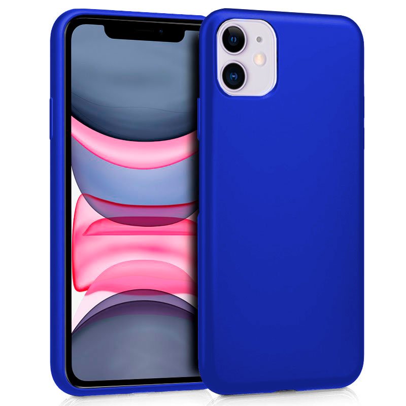 Capa de silicone para IPhone 11 (azul)