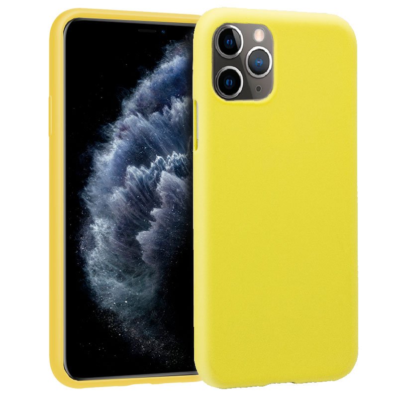 Capa de silicone para iPhone 11 Pro (amarelo)