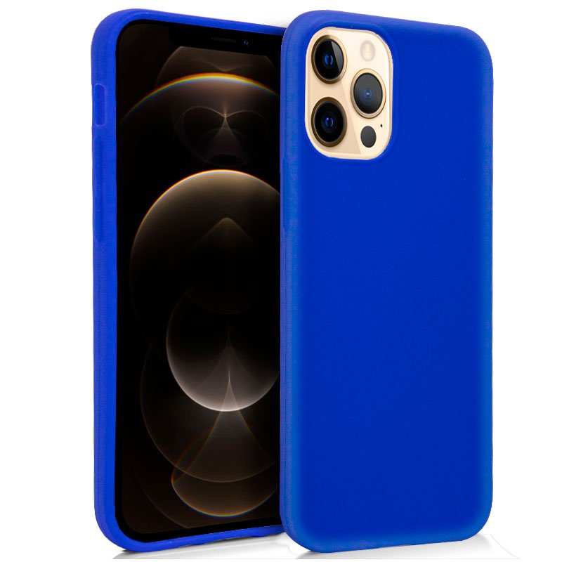 Capa de silicone para iPhone 12 Pro Max (azul)