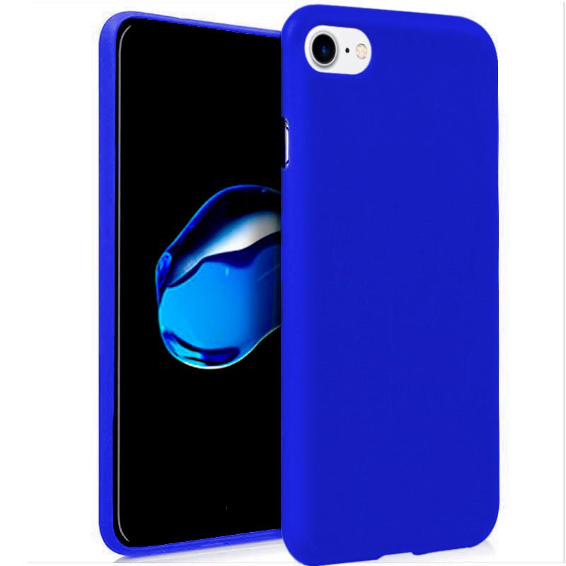 Capa de silicone para iPhone 7 / iPhone 8 (azul)