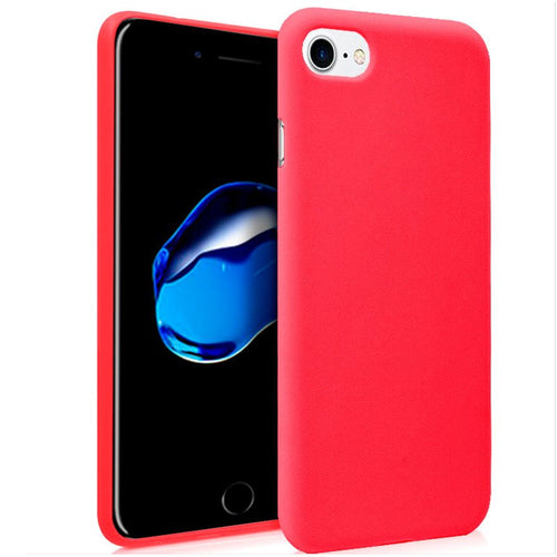 Capa de silicone para iPhone 7 / iPhone 8 (vermelho)
