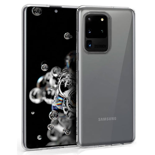 Capa de silicone para Samsung G988 Galaxy S20 Ultra 5G (transparente)