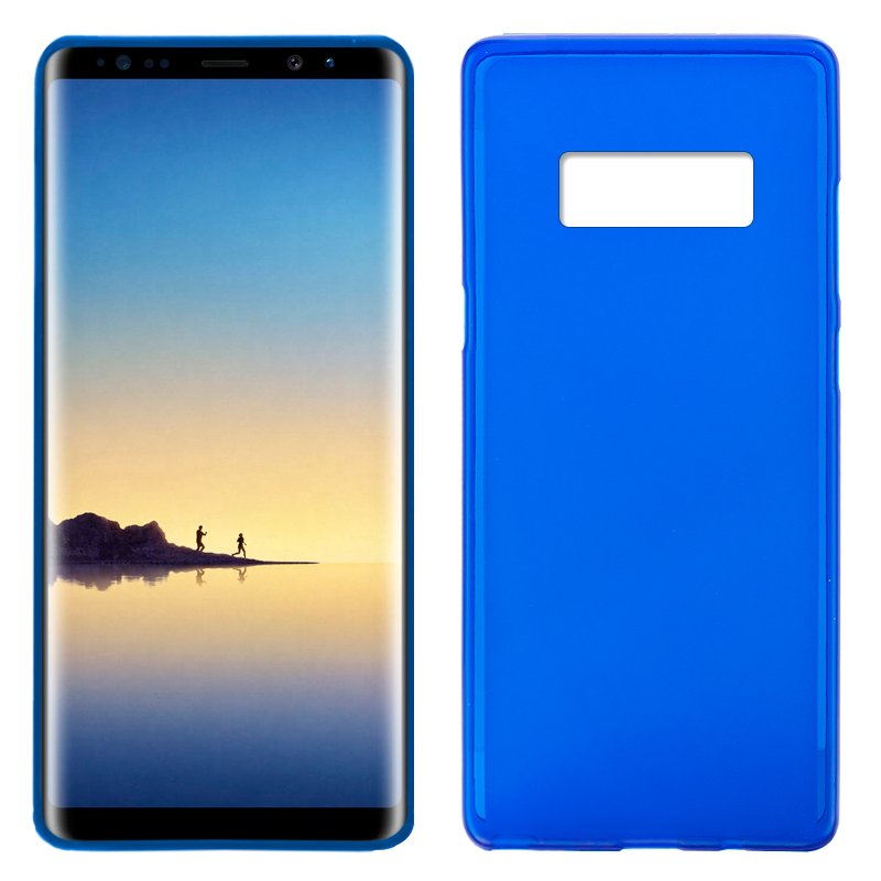Capa de Silicone para Samsung N950 Galaxy Note 8 (Azul)