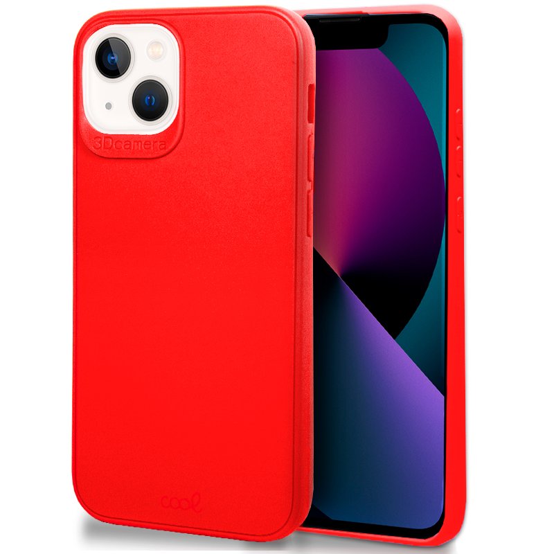Capa de Silicone iPhone 13 Mini Vermelho