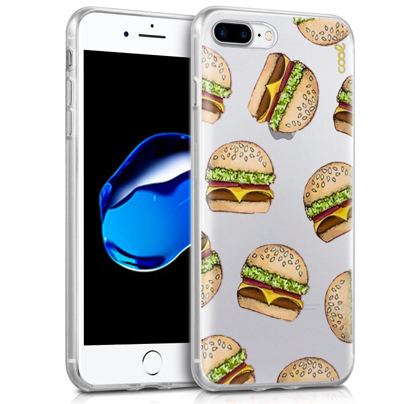 Carcasa iPhone 7 Plus / iPhone 8 Plus Clear Burger