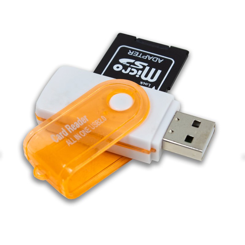 Cartões de memória universais com leitor USB (tudo em um)