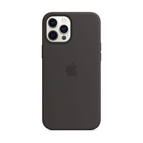 Capa iPhone 12 Pro Max Cinza (Logo Apple)