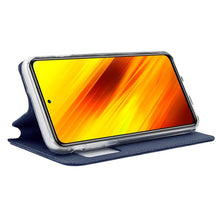 Carregar imagem no visualizador da galeria, Capa Flip Cover Xiaomi Pocophone X3 Liso Azul
