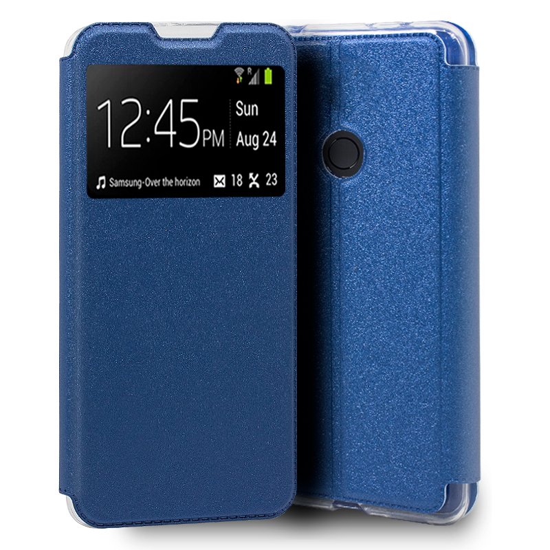 Capa Flip Cover Xiaomi Redmi Note 8 / Note 8 (2021) Liso Azul