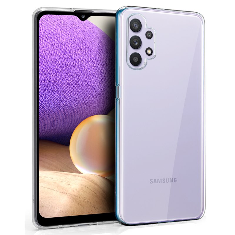 Capa De Silicone Samsung A326 Galaxy A32 5G (Transparente)