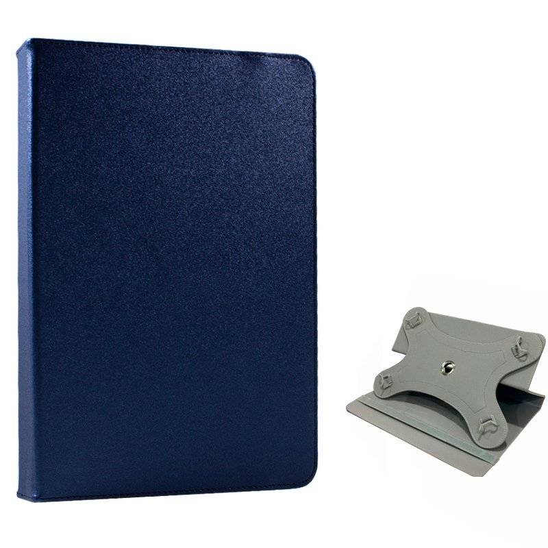 Funda Ebook / Tablet 8 pulgadas Liso Azul Giratoria