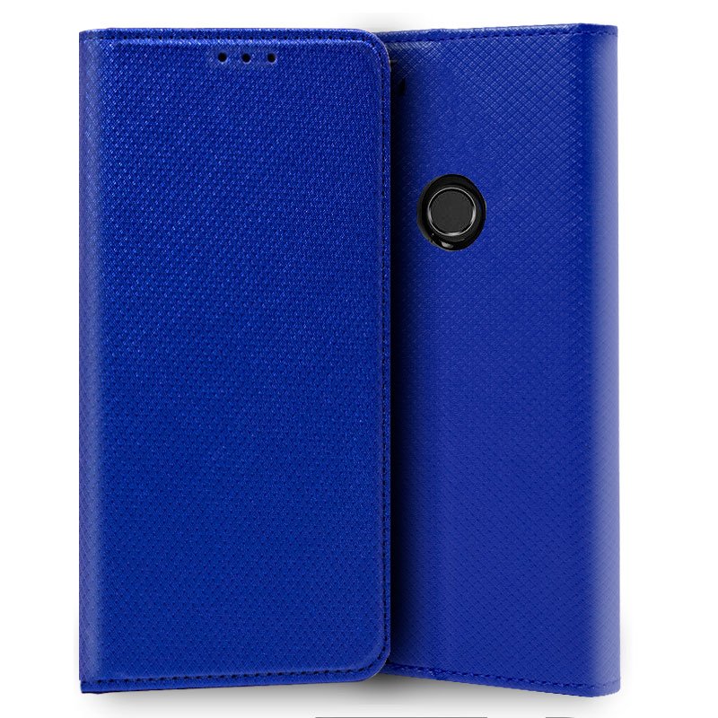 Funda Flip Cover Huawei Y7 (2019) Liso Azul