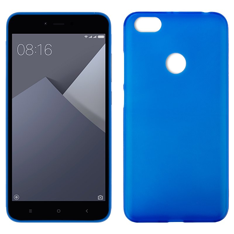 Capa de Silicone para Xiaomi Redmi Note 5A / Note 5A Prime (Azul)