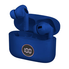 Carregar imagem no visualizador da galeria, Fones de ouvido estéreo Bluetooth Dual Pod Lcd Fones de ouvido COOL AIR PRO azuis
