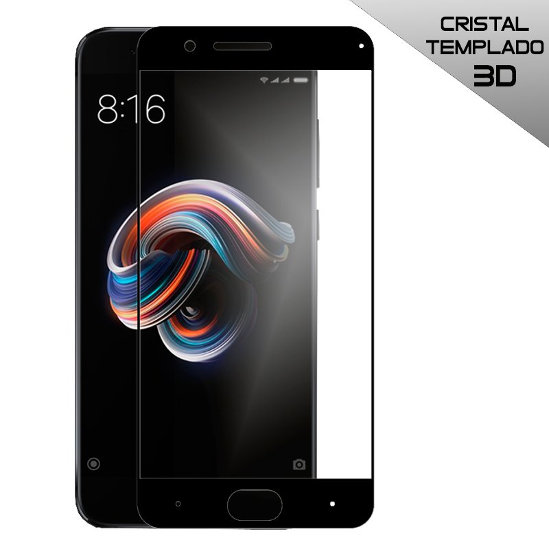 Protector Pantalla Cristal Templado COOL para Xiaomi Mi NOTE 3 (3D Negro)